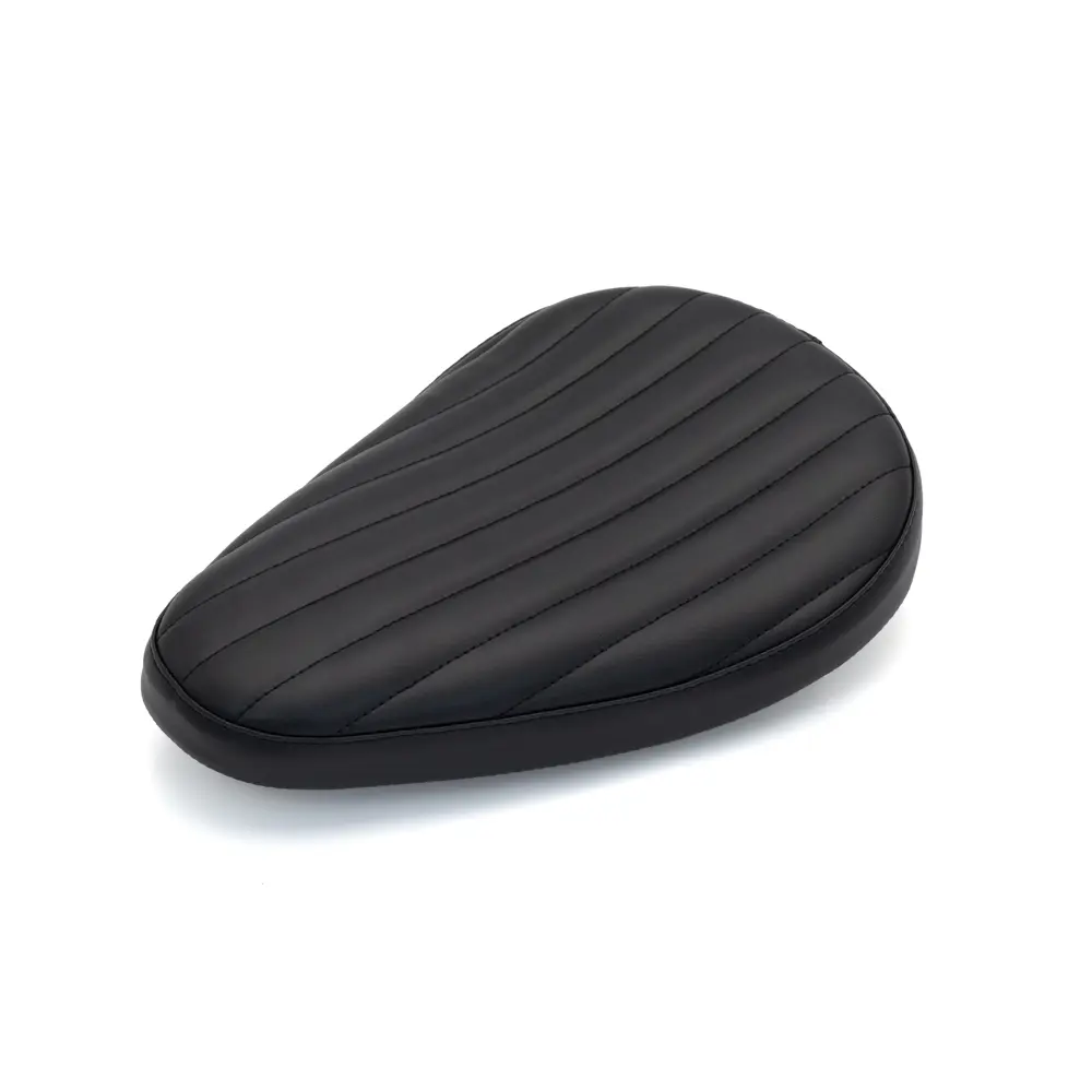 SMP Low Boy Motorcycle Solo Seat Tuck & Roll