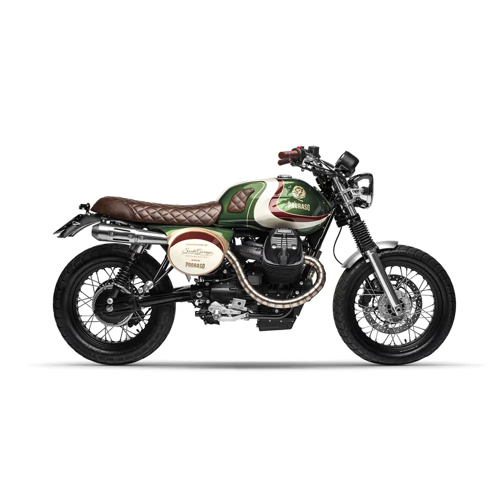 Spark Classic Style Rustfrit Stål Universal Motorcykel Slip-On Lyddæmper