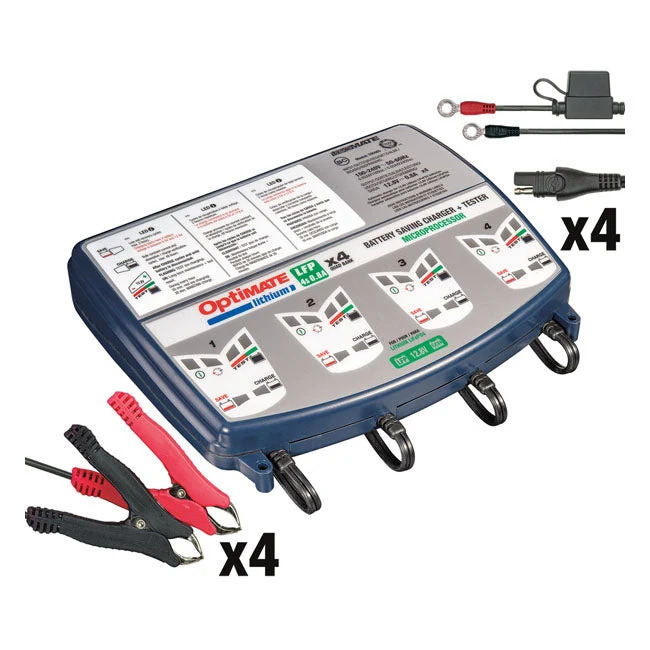 TecMate Optimate Lithium 4S 0.8A 4-Bank