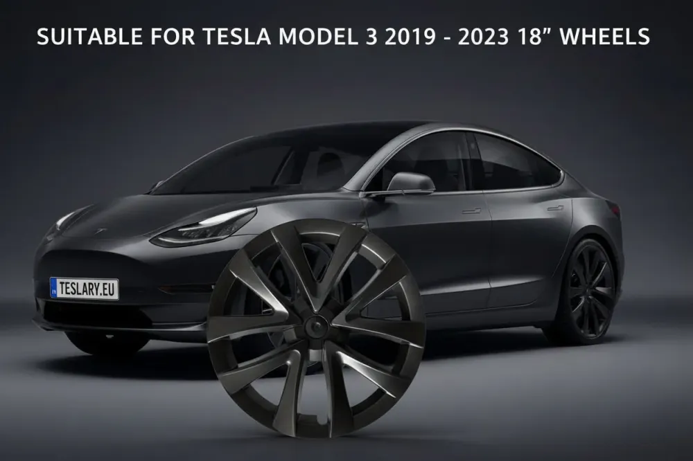 Tesla Model 3 18" Hjulkapsler i spindlerestil
