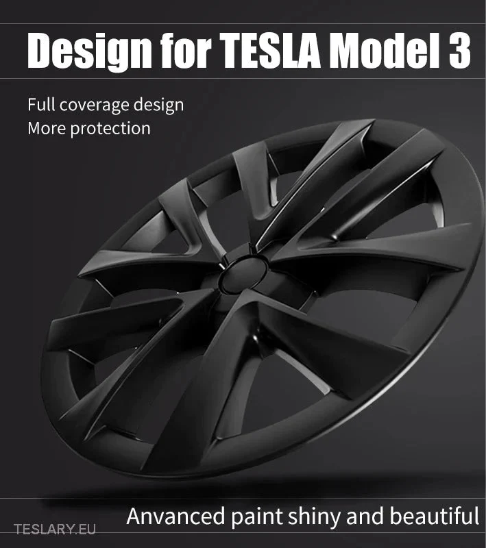Tesla Model 3 18" Hjulkapsler i spindlerestil