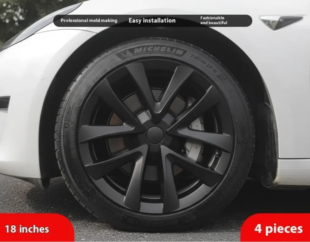 Tesla Model 3 18" Hjulkapsler i spindlerestil