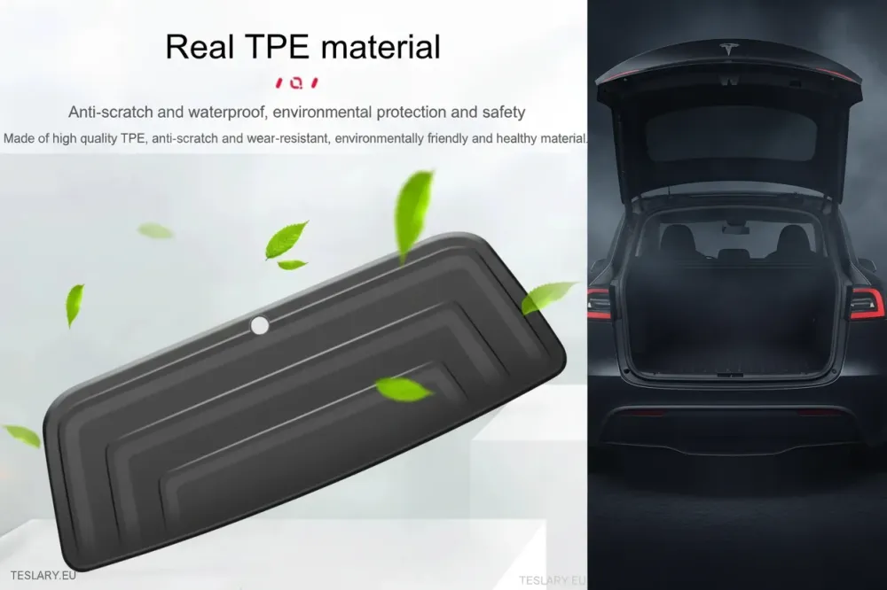 Tesla Model Y Trunk Door Premium TPE Heavy Duty Protective Mat