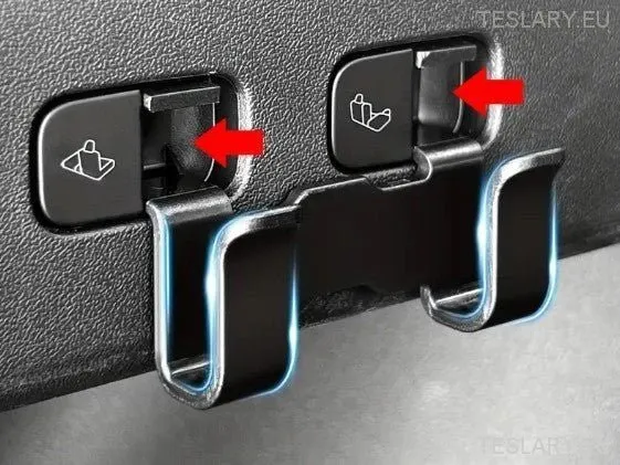 Tesla Model Y Trunk Semi Hidden Hook & Organizer