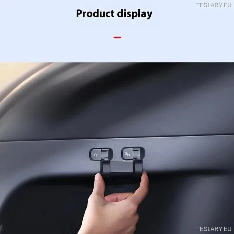 Tesla Model Y Trunk Semi Hidden Hook & Organizer