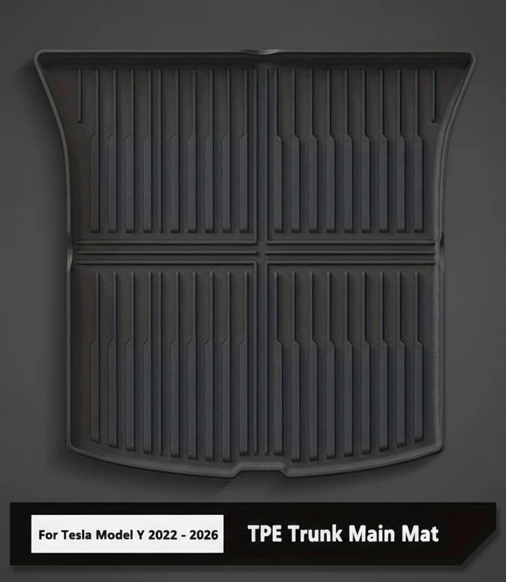 Tesla til model Y+ Juniper 2025 All-Weather Trunk Mat-Fuld dækning TPE Anti-Slip Cargo Liner med kraftig beskyttelse