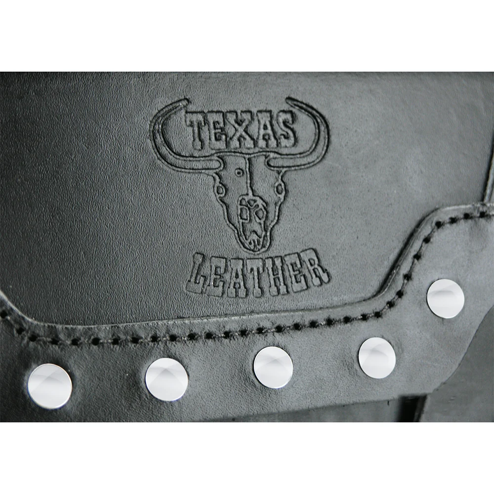 Texas Leather Throw-Over universelle sadeltasker til motorcykler