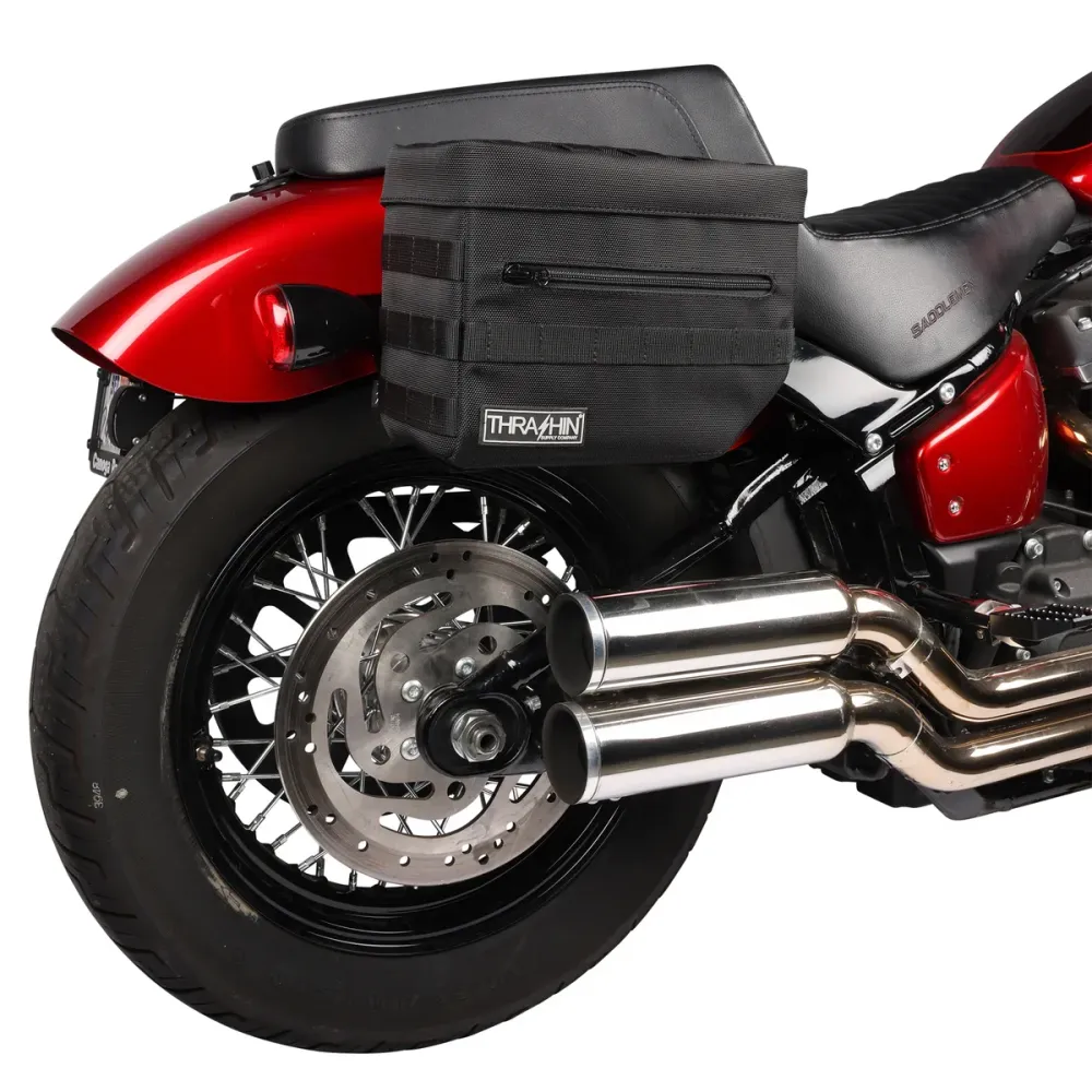 Thrashin Supply Essential 10L Throw-Over motorcykelsadelstaske-sæt
