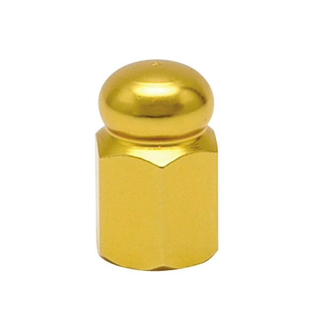 Trik Tropz Ventilspindelhætter Legering Hex Domed Guld
