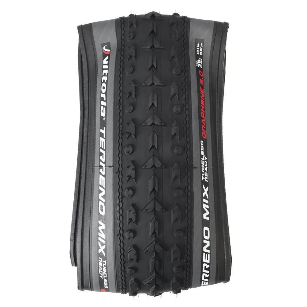 VITTORIA TERRENO MIX GRAVEL ENDURANCE Graphene G2.0 700x40c Tubeless Ready Grey-dæk