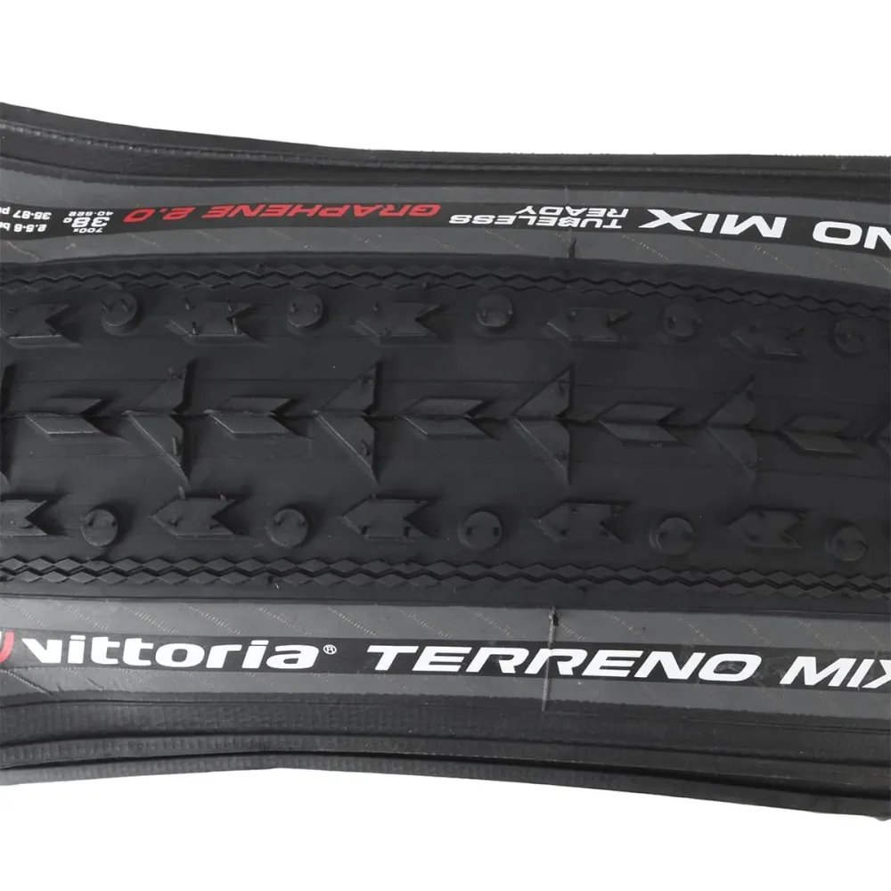 VITTORIA TERRENO MIX GRAVEL ENDURANCE Graphene G2.0 700x40c Tubeless Ready Grey-dæk