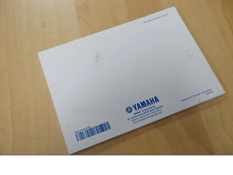 Brugsanvisning Yamaha