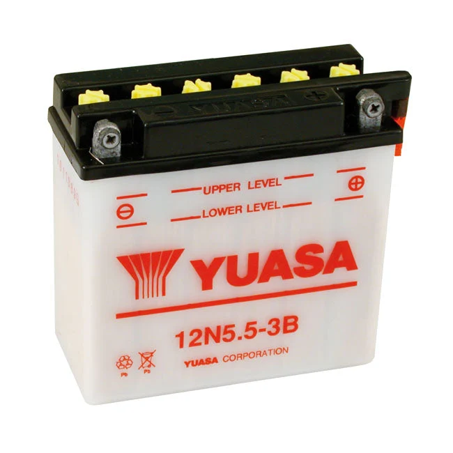 Yuasa 12N5.5-3B 12V blysyrebatteri 5,5Ah 55CCA
