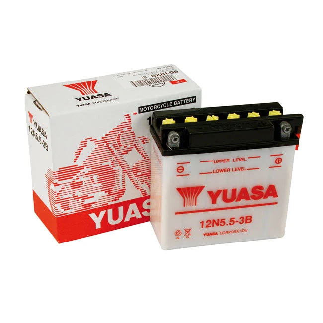 Yuasa 12N5.5-3B 12V blysyrebatteri 5,5Ah 55CCA