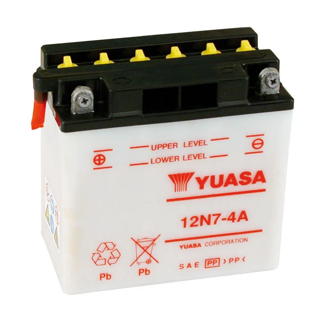 Yuasa 12N7-4A 12V blysyrebatteri 7Ah 70CCA