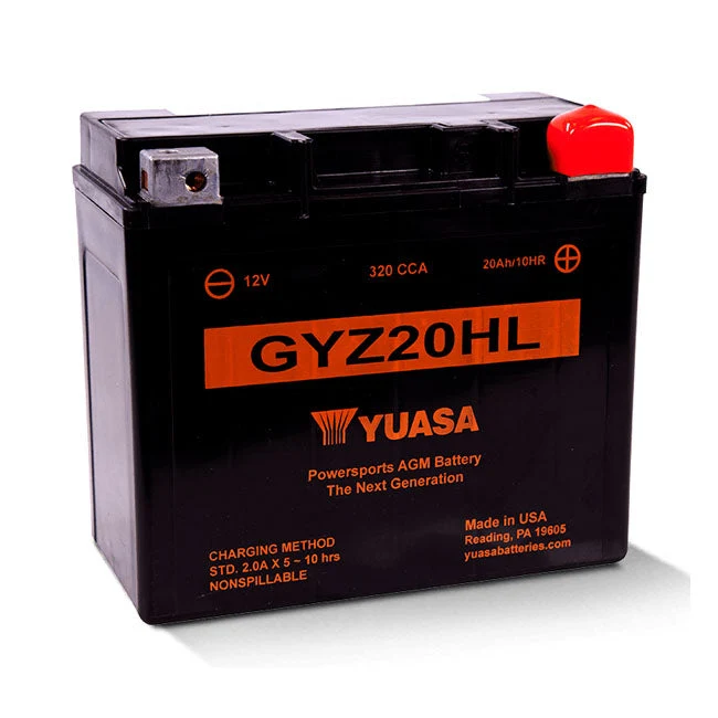 Yuasa AGM-batteri i GYZ-serien GYZ20HL