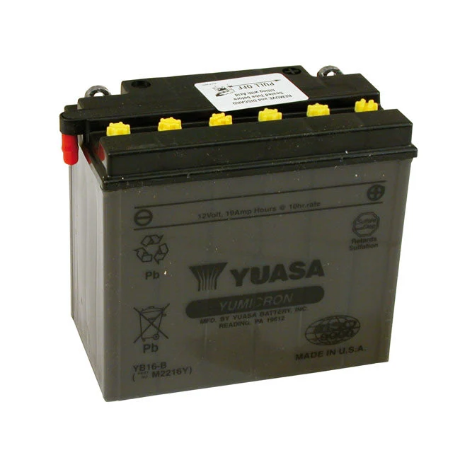 Yuasa Yumicron 12V blysyrebatteri 19Ah 215CCA