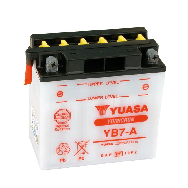 Yuasa Yumicron 12V blysyrebatteri 7Ah 105CCA