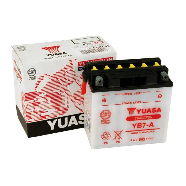 Yuasa Yumicron 12V blysyrebatteri 7Ah 105CCA