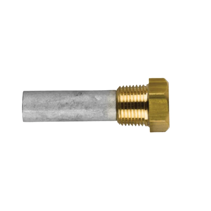 Zink anode Caterpillar, Motor, Pencil anode Komplet med messingpluggen Th.3 / 8''gas (BSPT)