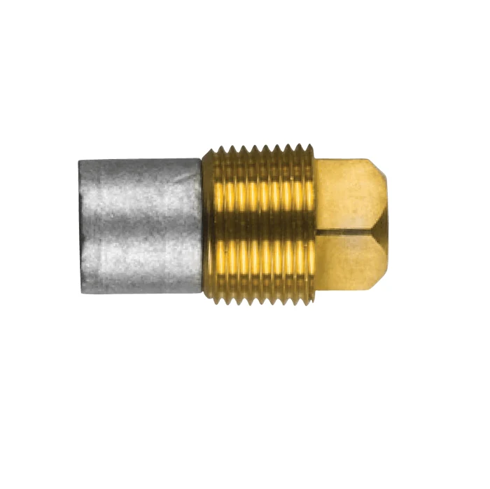 Zink anode Caterpillar, Motor, Pencil anode Komplet med messingpluggen. 3/8 '' 'Gas (BSPP)