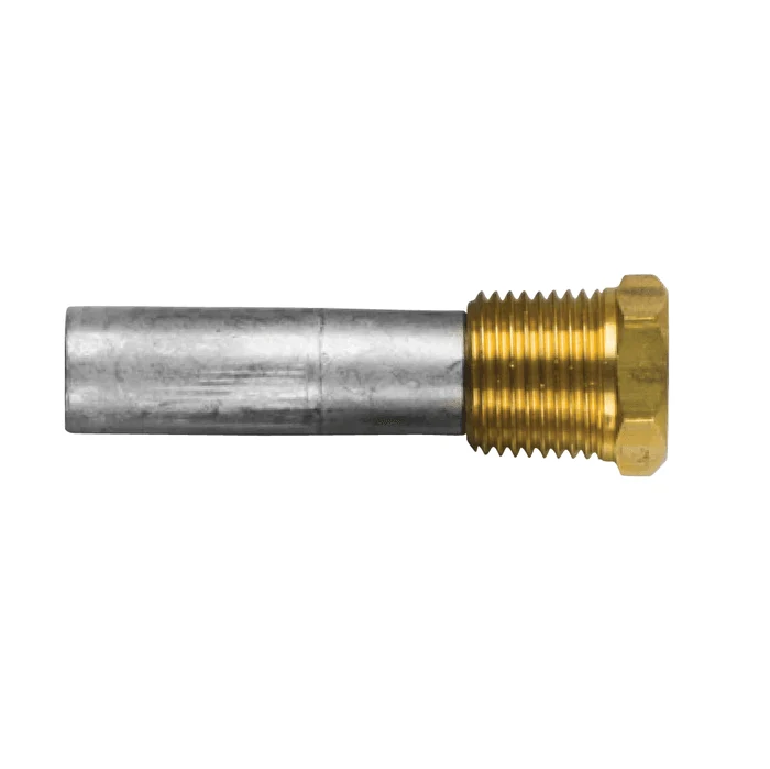 Zink anode Yanmar Pencil anode 119574-18790 Ø16 L.50 Komplet med messingstik Th.1 / 2 '' Gas Conico, komplet