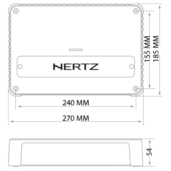 Hertz, Venezia V5C Marineforstærker - 5 Kanaler 4x75W + 1x250W