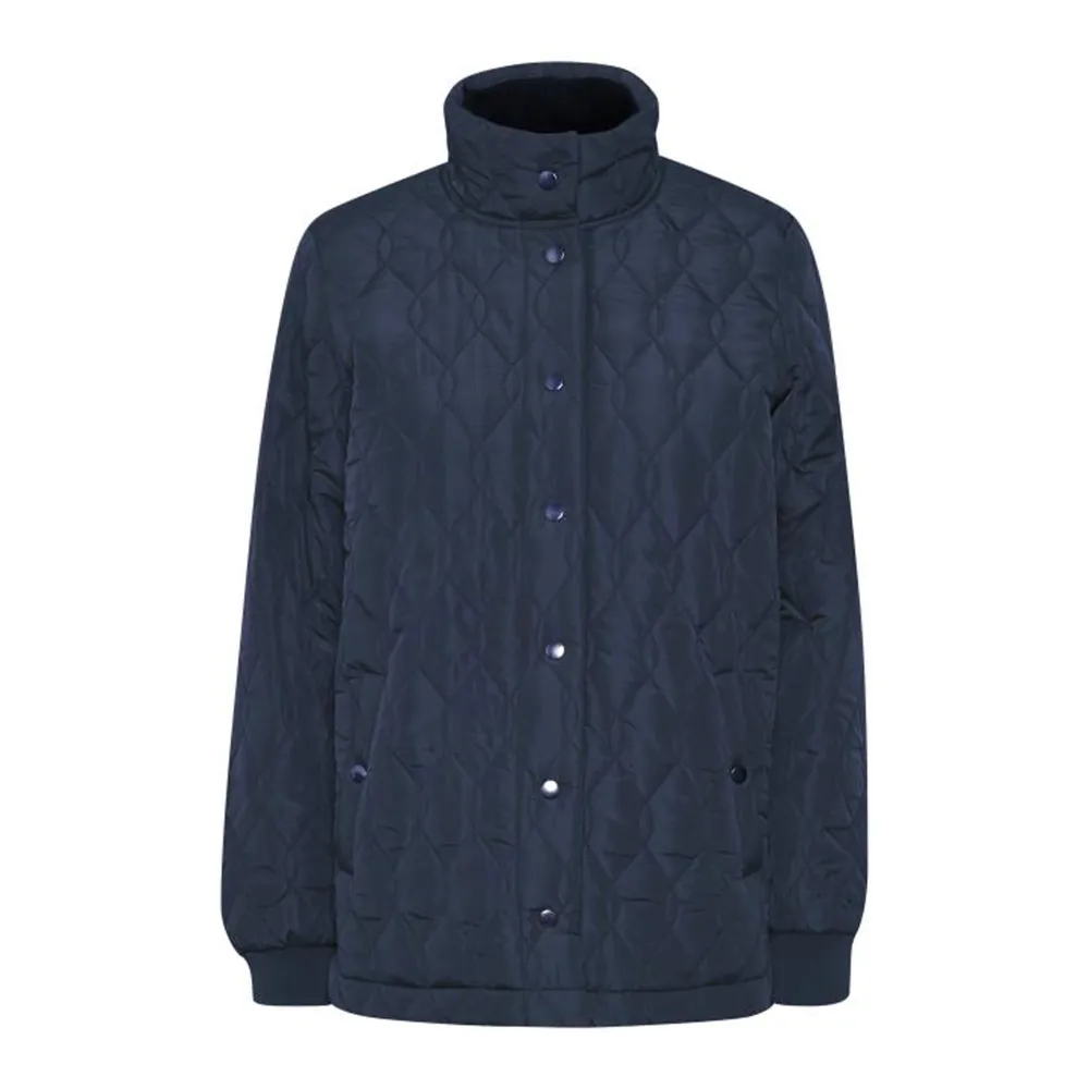 Kasalle compact quilted jakke · Marine 36