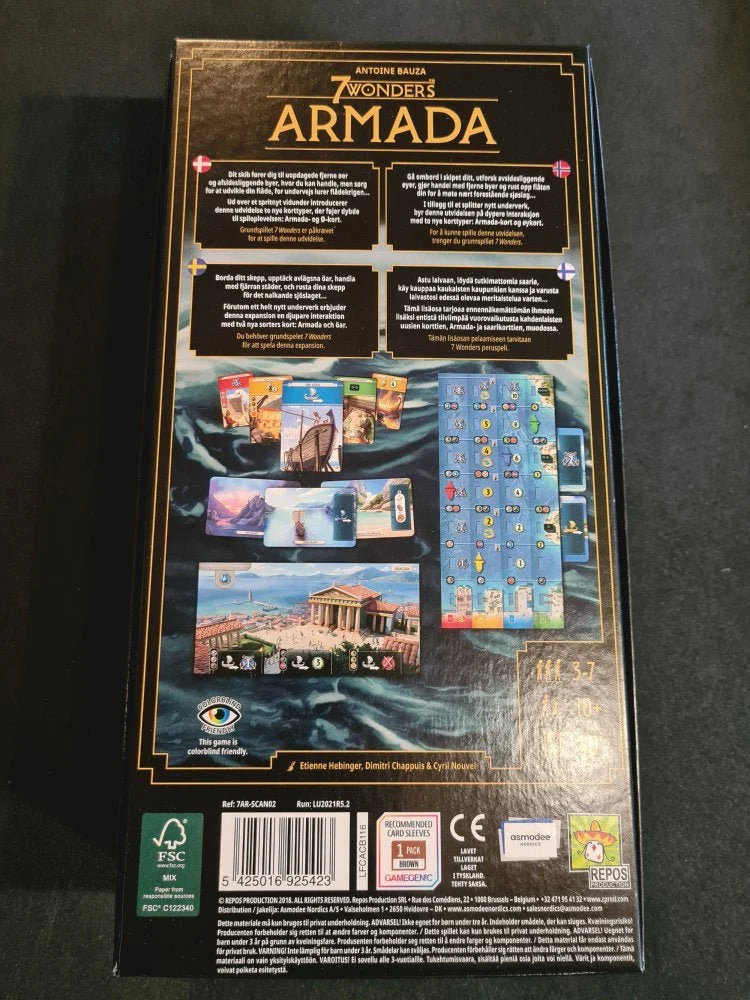 7 Wonders Udvidelsen: Armada (2021) - Fra 10 år
