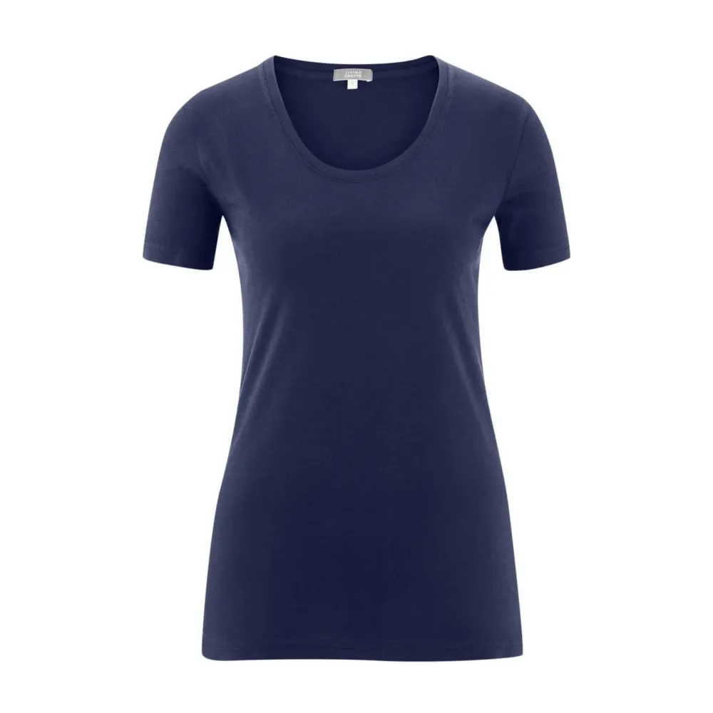 Living Crafts - dame - kortærmet t-shirt - marine S