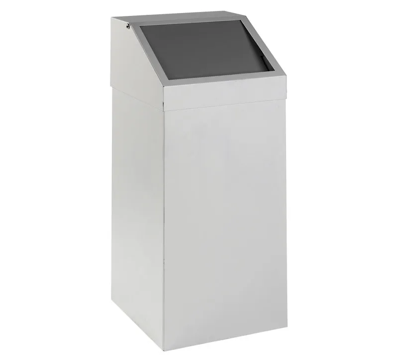 Affaldsbeholder med klaplåg - 50 liter