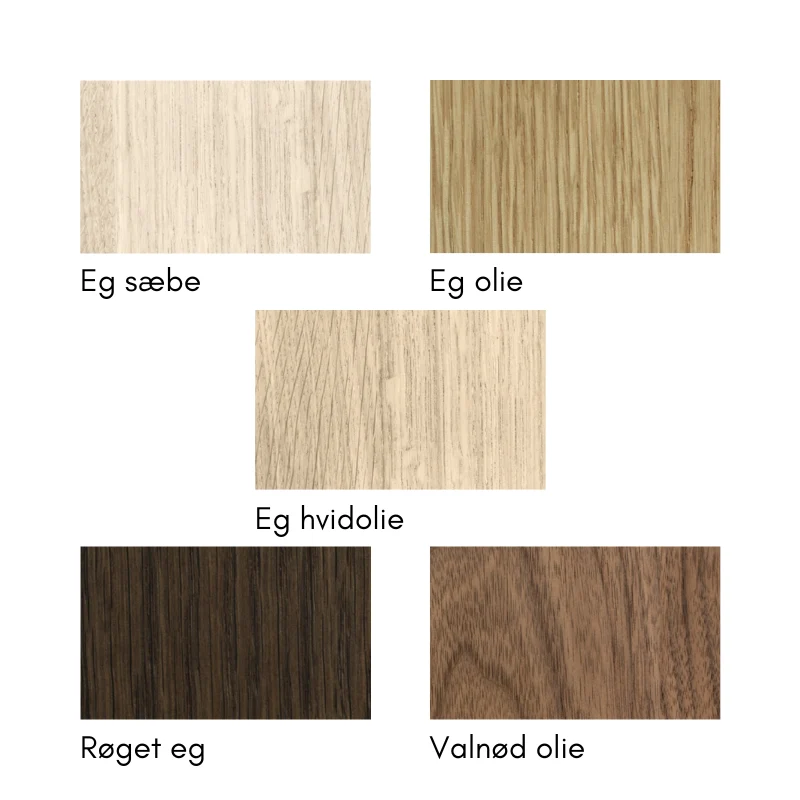 Dk3 TEN TABLE spisebord - Rektangulært - Eg/valnød