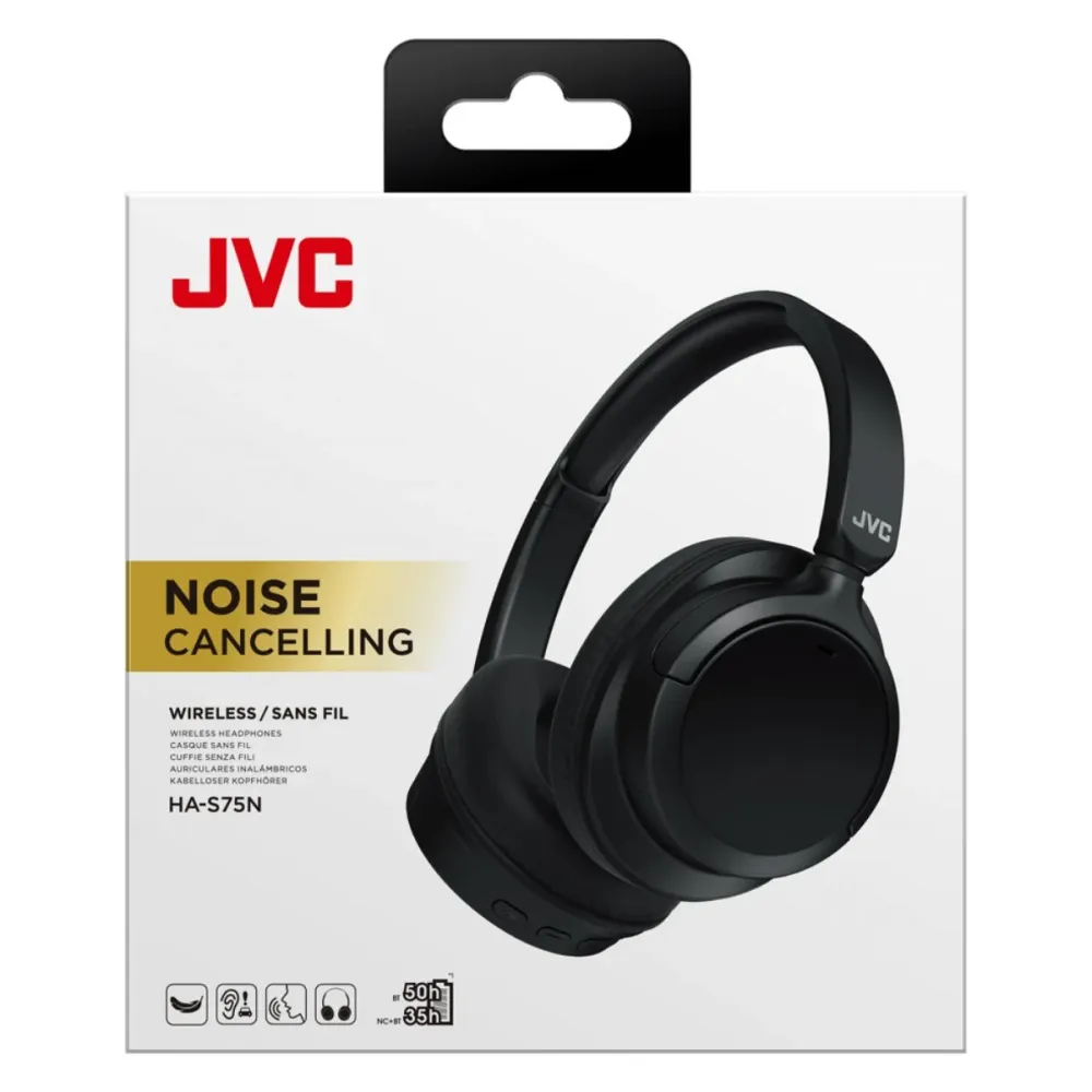 JVC Trådløs Hovedtlf. m/noice cancelling - midnight