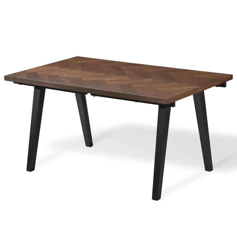 Madelina sildebensbord 150x90 cm - Lakeret egefiner i røget eg