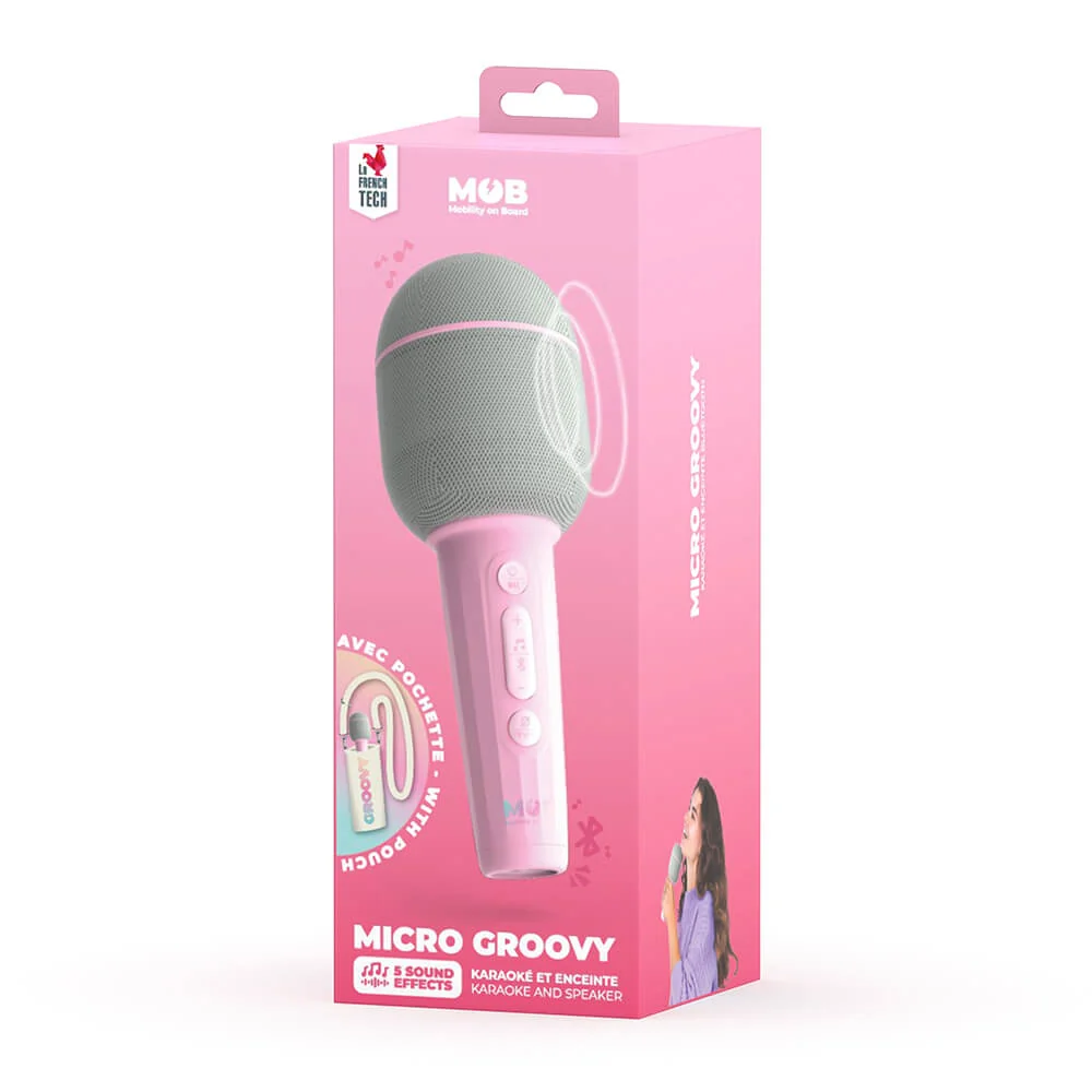 Mob Karaoke Mic Groovy Marshmallow