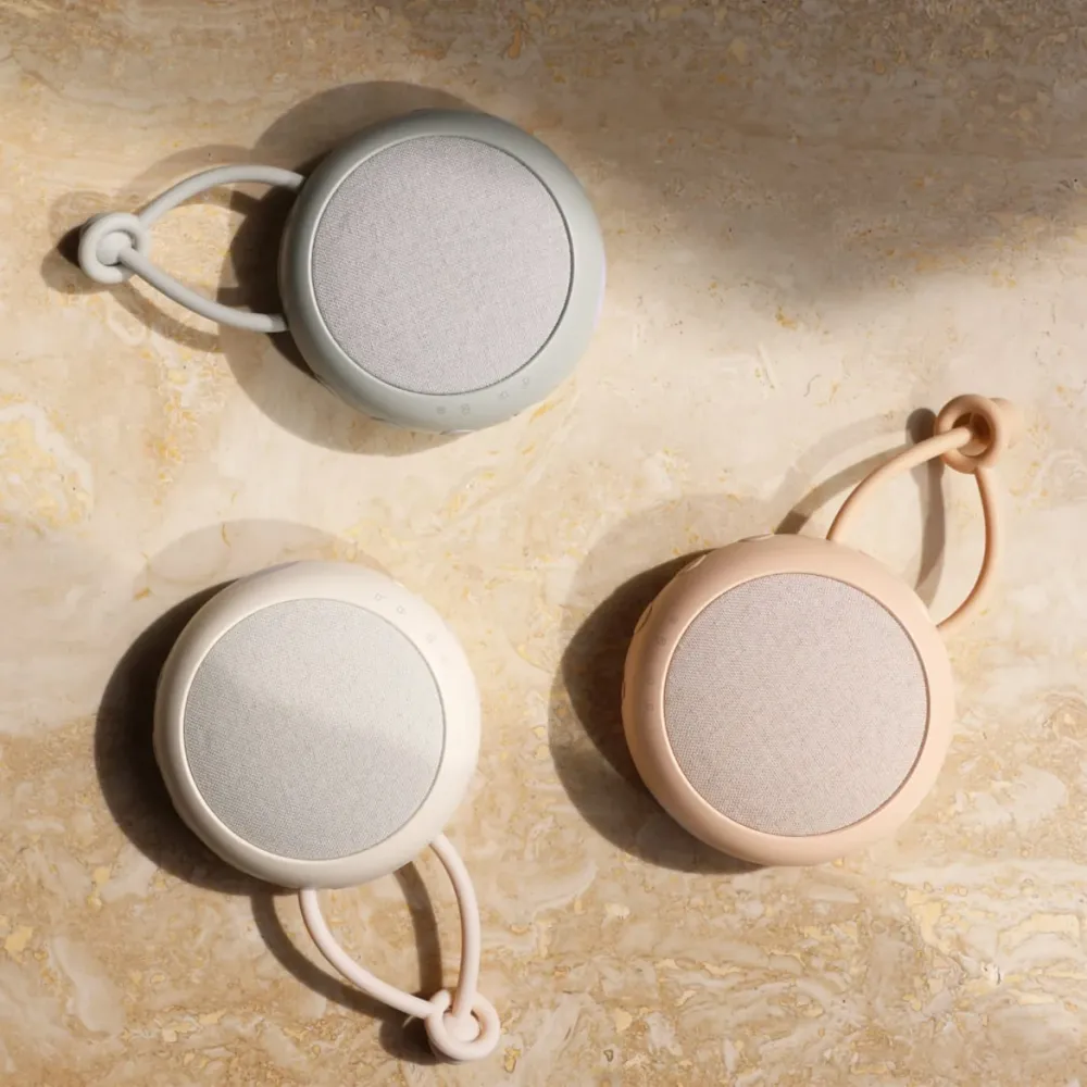 moonboon White Noise Speaker - Lunar Rock - 9" Sunlight Readable
