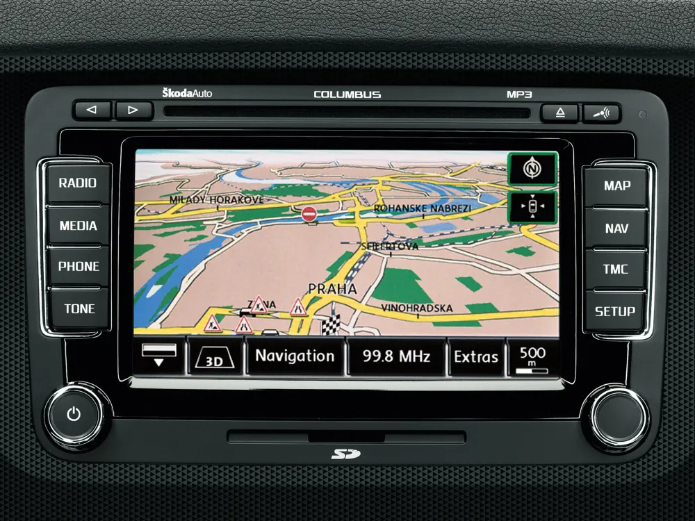 *Restsalg* Skoda Columbus Navigationsenhed med dansk sprog