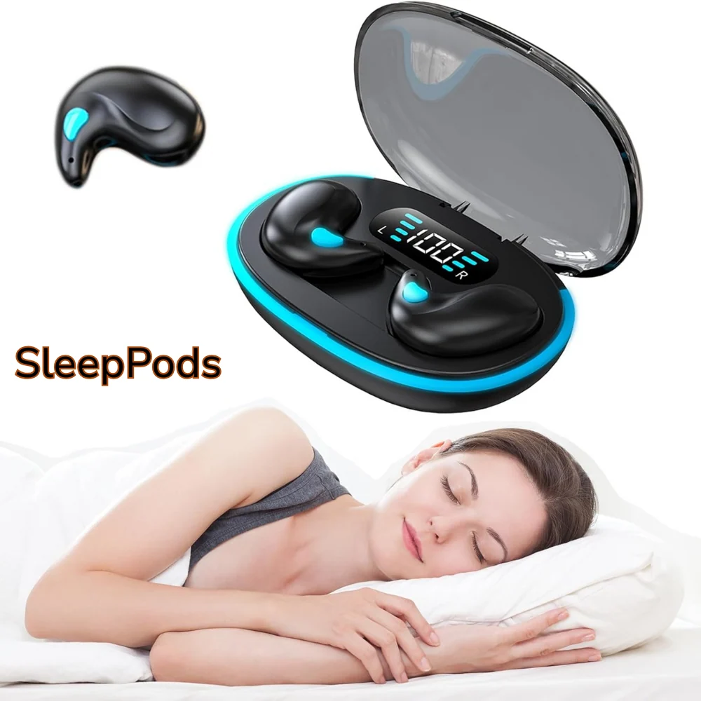 SleepPods™ | Originale Vandtætte SleepPods med Støjreduktion Sort