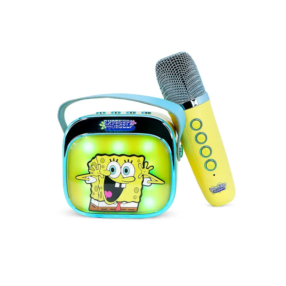 Spongebob Karaoke Speaker Popsing Microphone Led