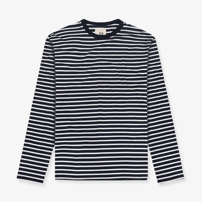 NMEA 2000 Tee Shirt Joritz | breton stripe deep marine S