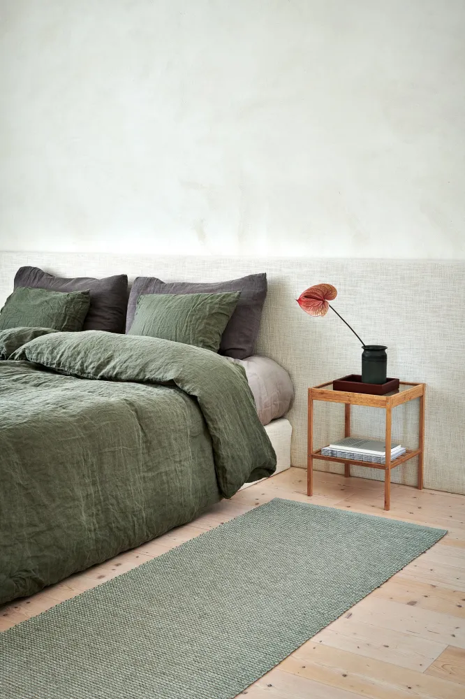 Pappelina EMM Gulvtæppe - Sage/Linen Metallic