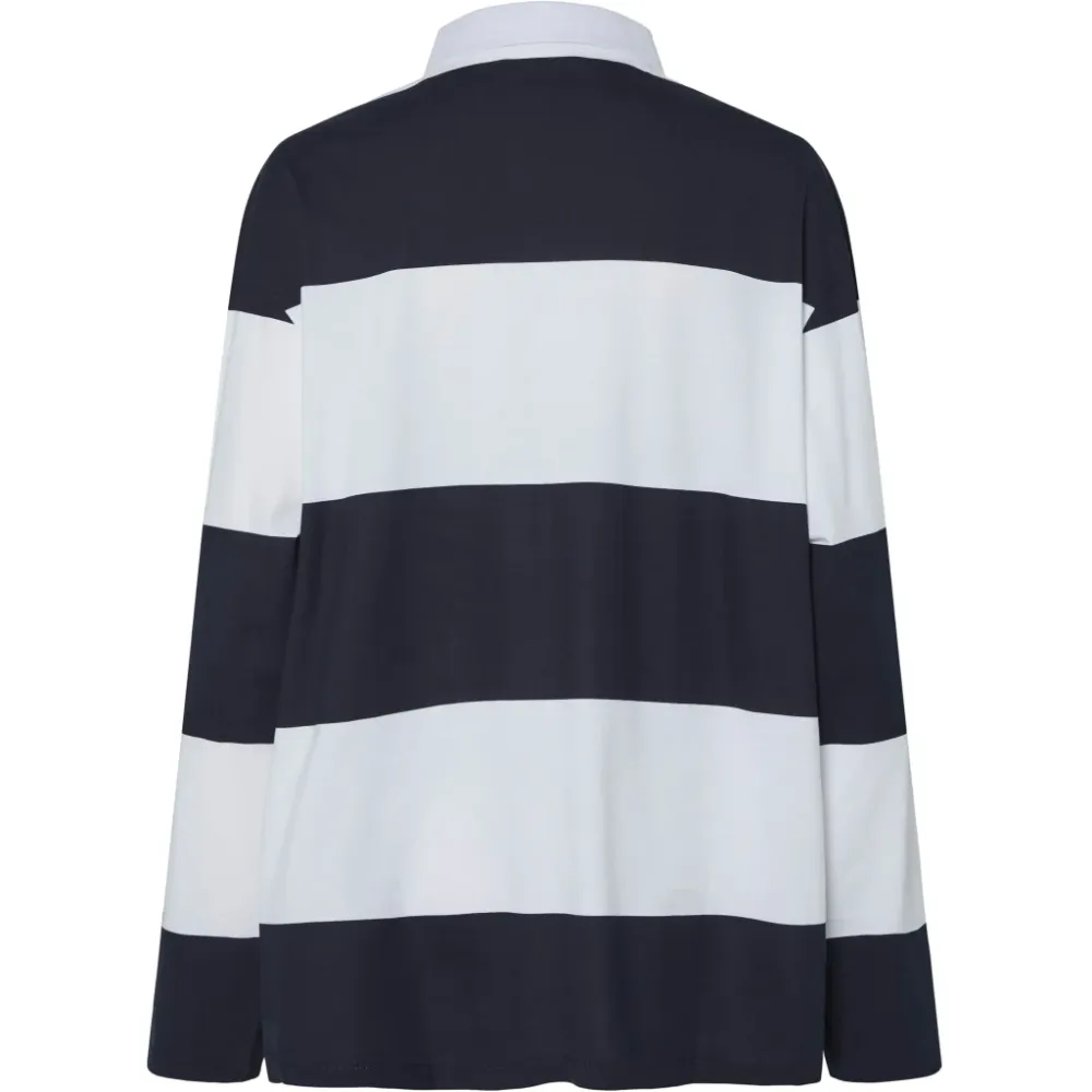 PIECES dame polo PCFRIDA - Maritime Navy White Xs
