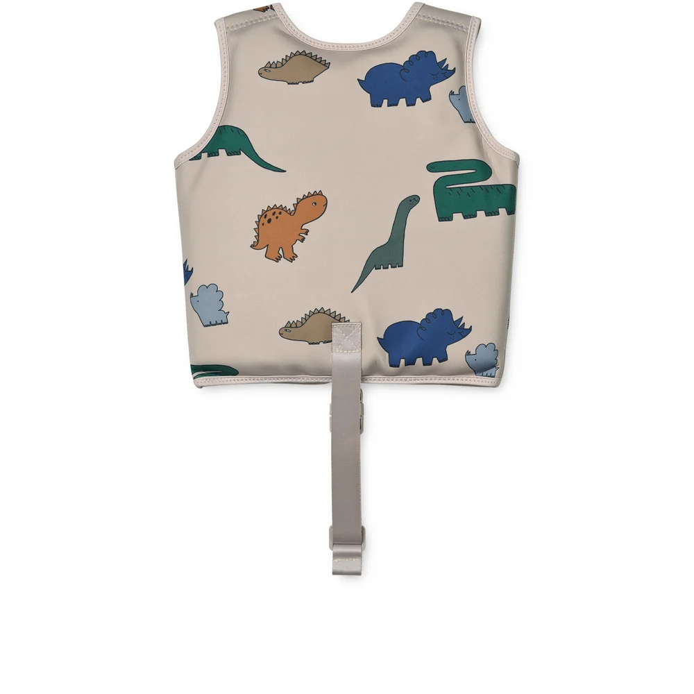 Professional Marine Liewood Dove Badevest - Dinosaurs / Mist