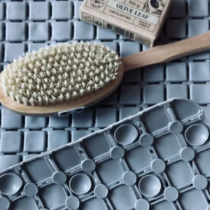 Bademåtte med sugekopper - Grey