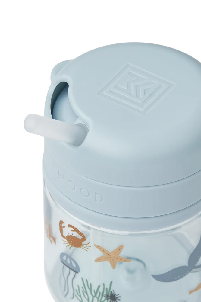 Liewood Pavia Tritan Sugerørskop - Sea creature / Sandy Saltwater Boats