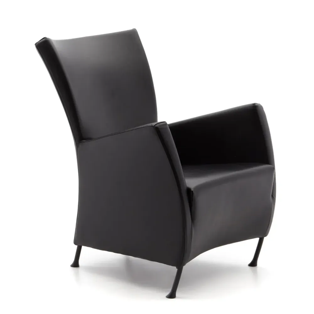 Montis Windy Lænestol - Cuba Læder Black