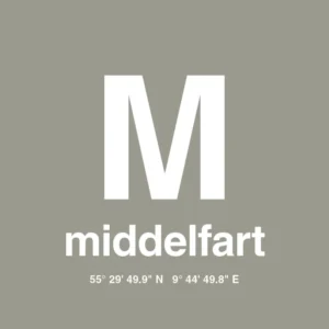 plakat: byplakat middelfart med koordinater - battleship graphite 60