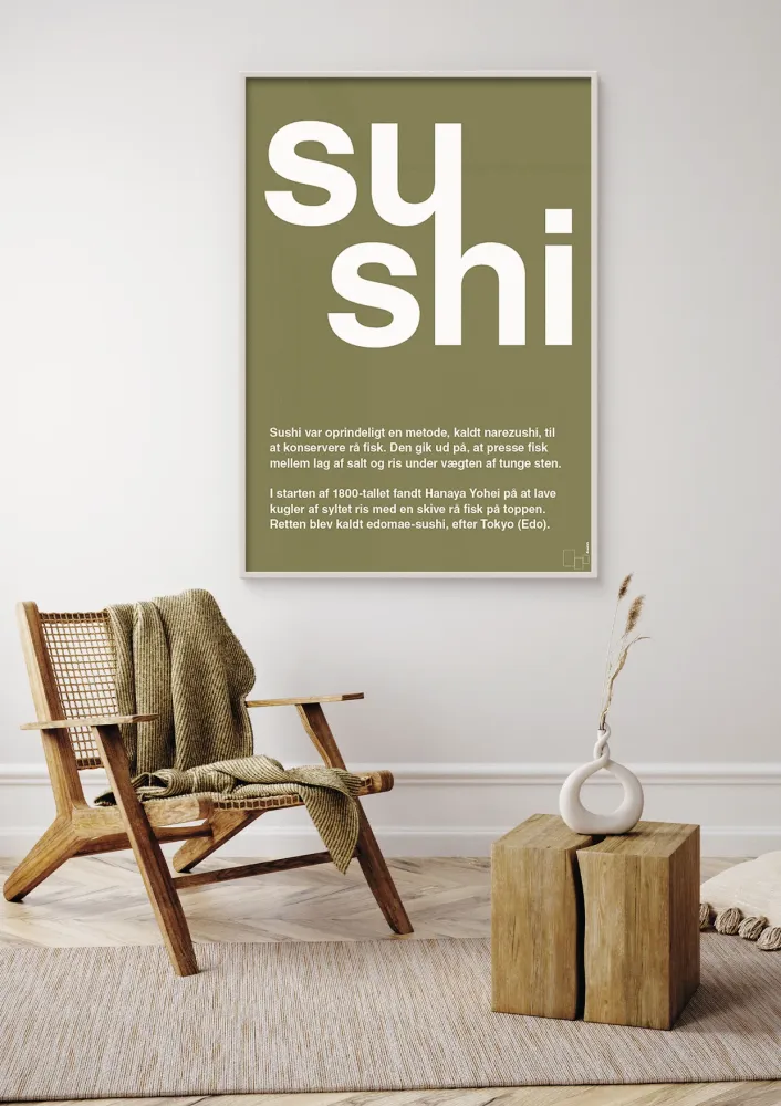 Professional Marine plakat: sushi - battleship tin 60