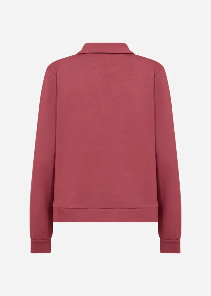 SC-BANU 285 Pullover Rubin rød Xs
