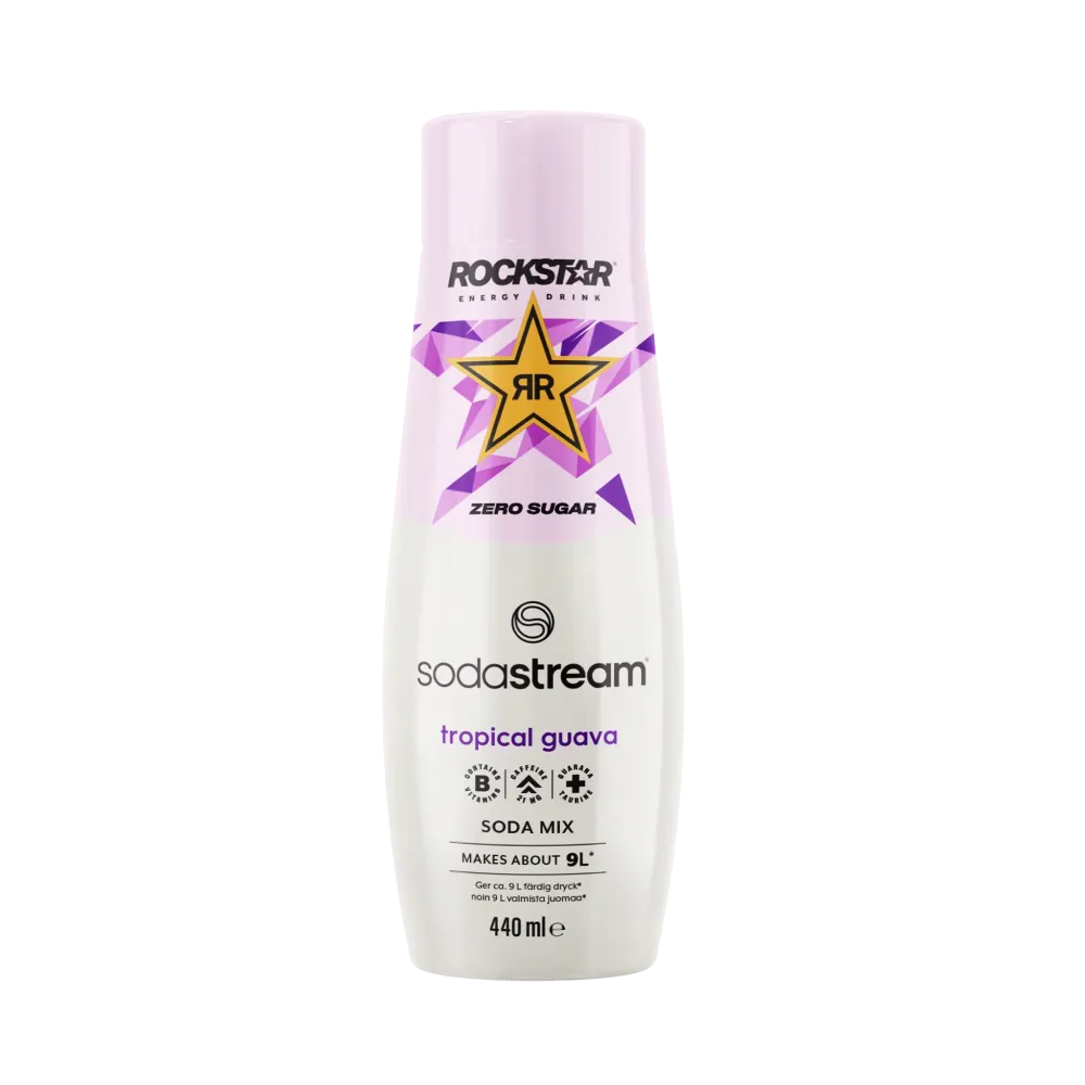 Sodastream - Rockstar Energy Guava Zero -440 Ml.